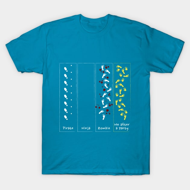 Footprints T-Shirt by ShirtBricks